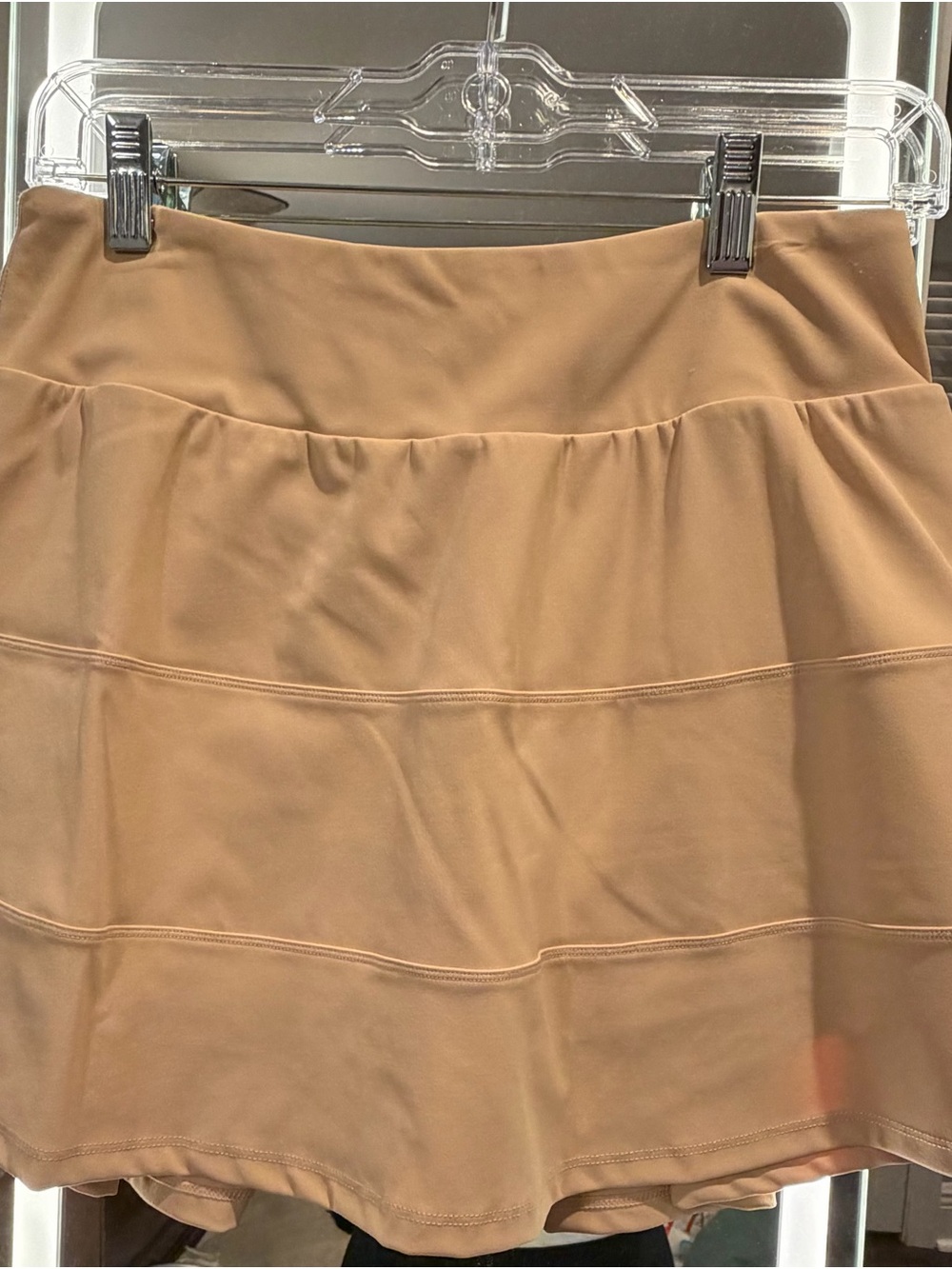 Women's Tan A-Line Skirt
